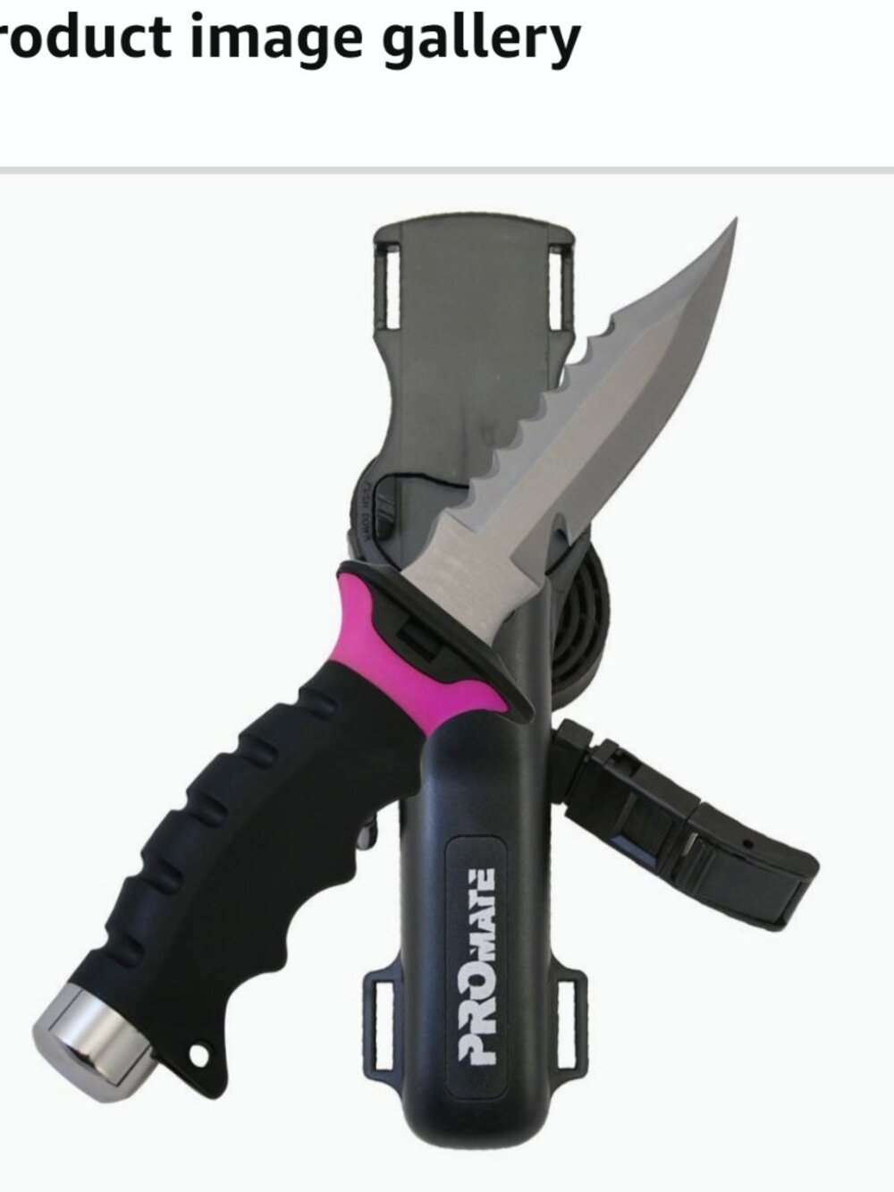 PROMATE KF510 NIB Full Tang Stainless Steel Blade NEW in Box